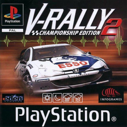 V-Rally Championship Edition 2 box art for Playstation
